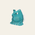 American Darling Women's Fringe Boot Stitched Genuine Leather Large Cross body Bag Eco-Friendly Full Grain Western Purse