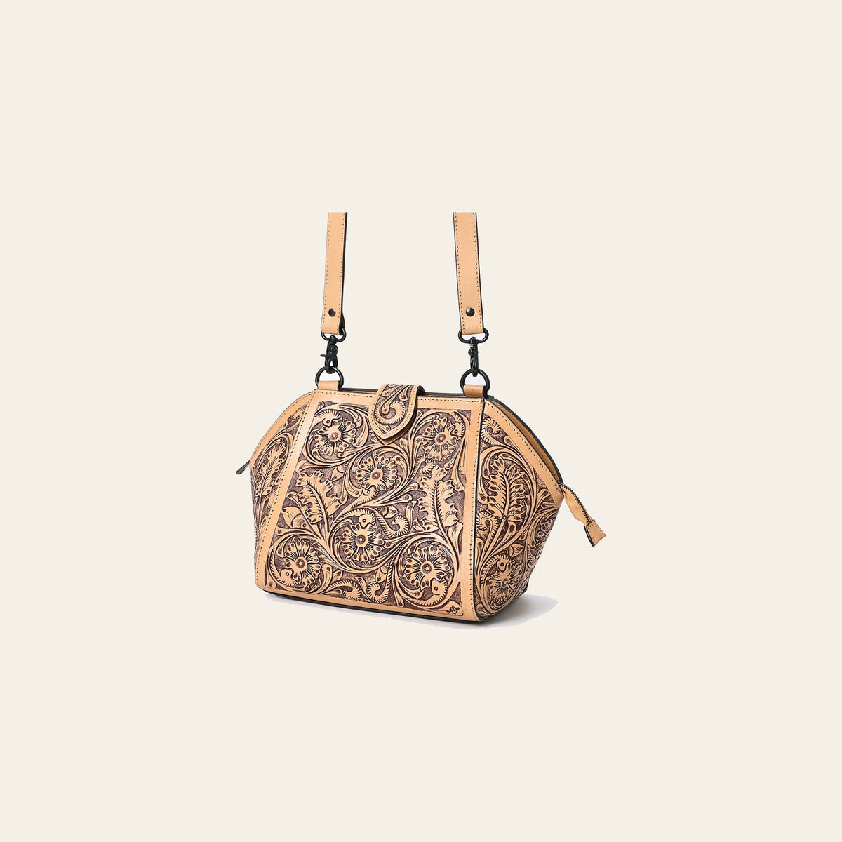 American Darling  Messenger Hand Tooled Genuine Leather Women Bag Western Handbag Purse