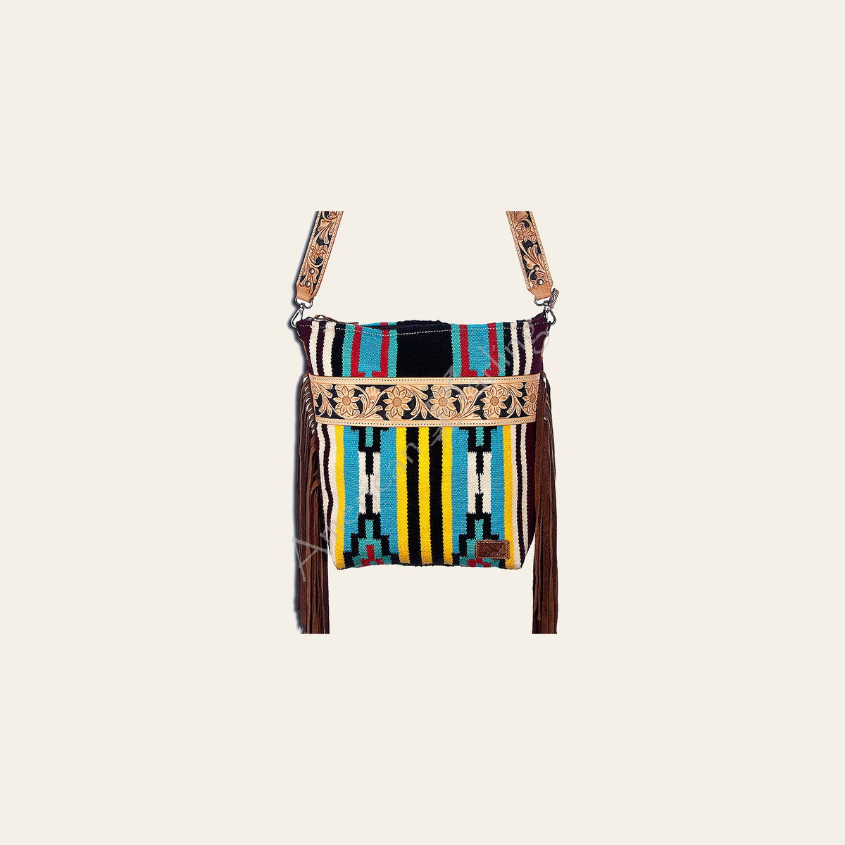 American Darling Large Crossbody Saddle Blanket Genuine Leather Western Women Bag Handbag Purse | Travel Bags College Casual