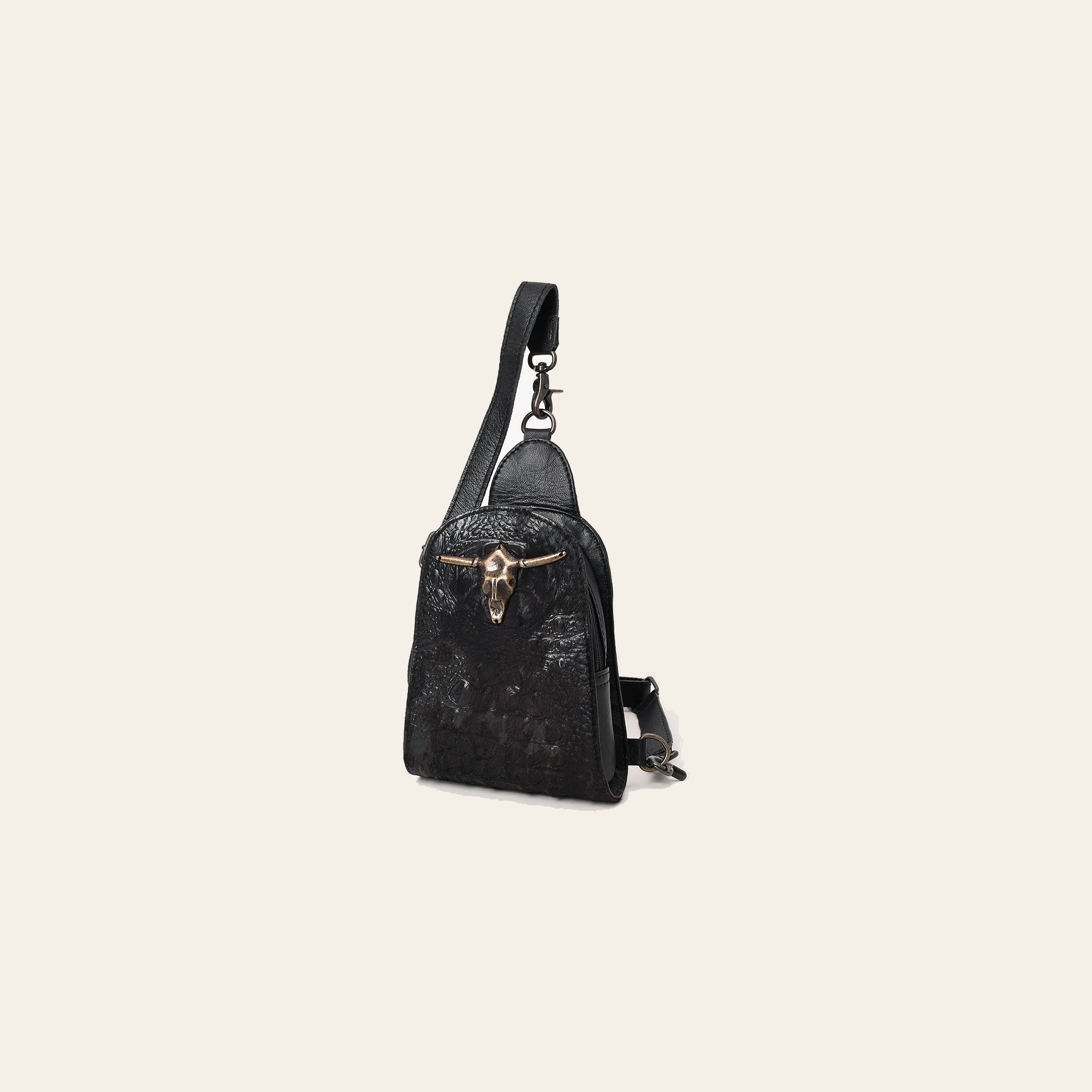 American Darling Sling Hair-On Crocodile Embossed Genuine Leather Women Bag Western Handbag Purse |Sling | for