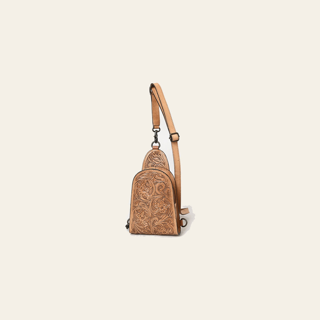 American Darling Sling Hand Tooled Leather Women Bag Western Handbag Purse| Handbags |Leather | Summer