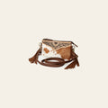 American Darling Small Crossbody Hand Tooled Hair On Genuine Leather women bag western handbag purse