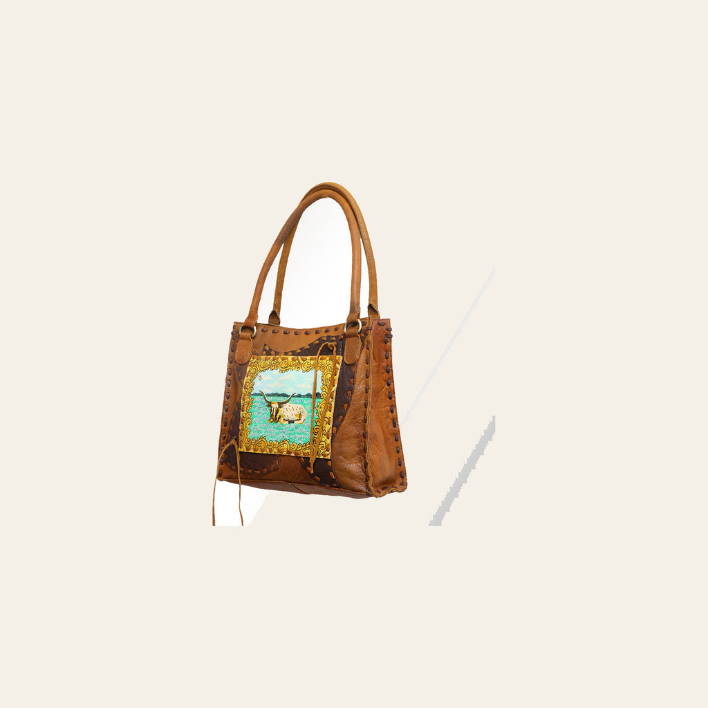 American Darling Tote Full Grain Genuine Leather Western Women Bag Handbag Purse | Travel Bags College Casual