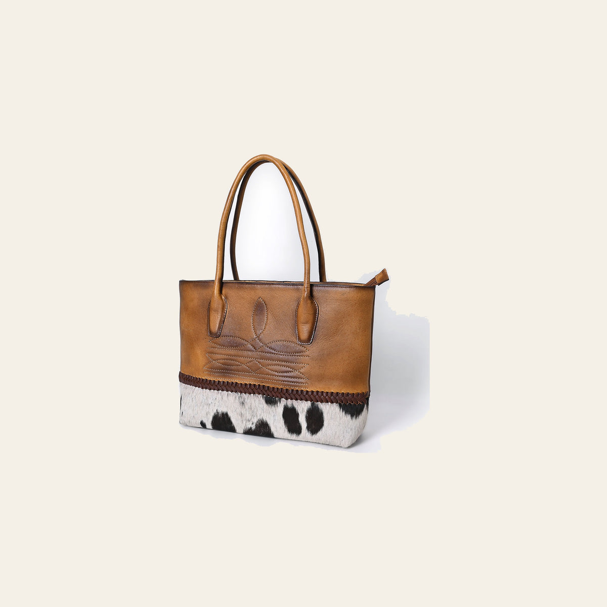 American Darling Tote Hair On Full Grain Genuine Leather Western Women Bag Handbag Purse | Travel Bags College Casual