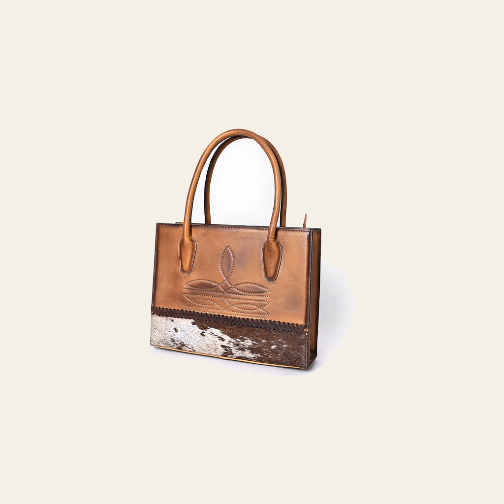 American Darling Tote Hair on Genuine Leather Western Women Bag Handbag Purse | Travel Bags College Casual