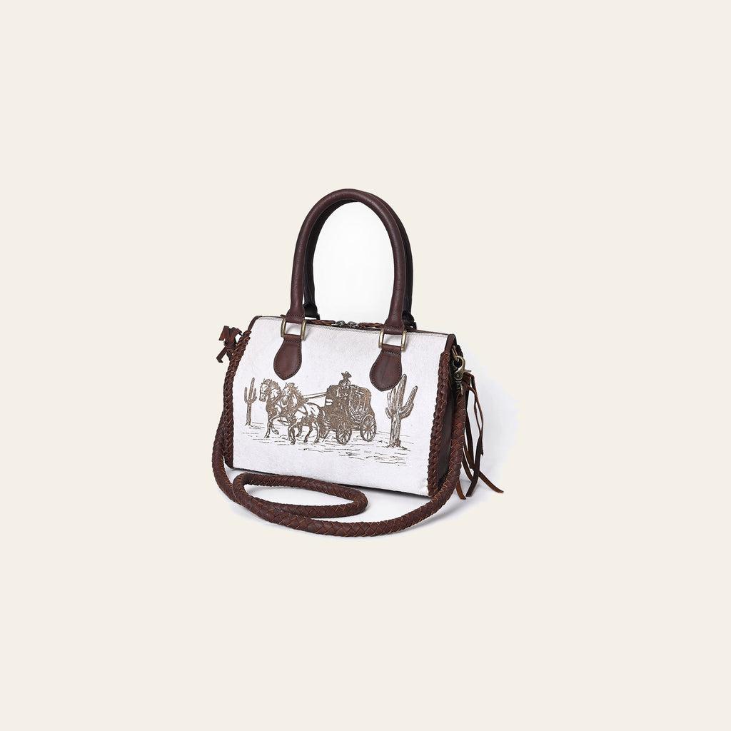 American Darling Tote Hair on Genuine Leather Western Women Bag Handbag Purse | Travel Bags College Casual