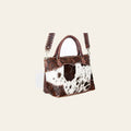 American Darling Tote Hand Tooled Hair on Genuine Leather Western Women Bag Handbag Purse | Travel Bags College Casual