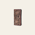 OHLAY Wallet Hand Tooled Genuine Leather Women Bag Western Handbag Purse