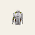 American Darling Western Apparel for Women White Cotton Satin Shirt with Hand-Stitched Horse and Cactus Embroidery