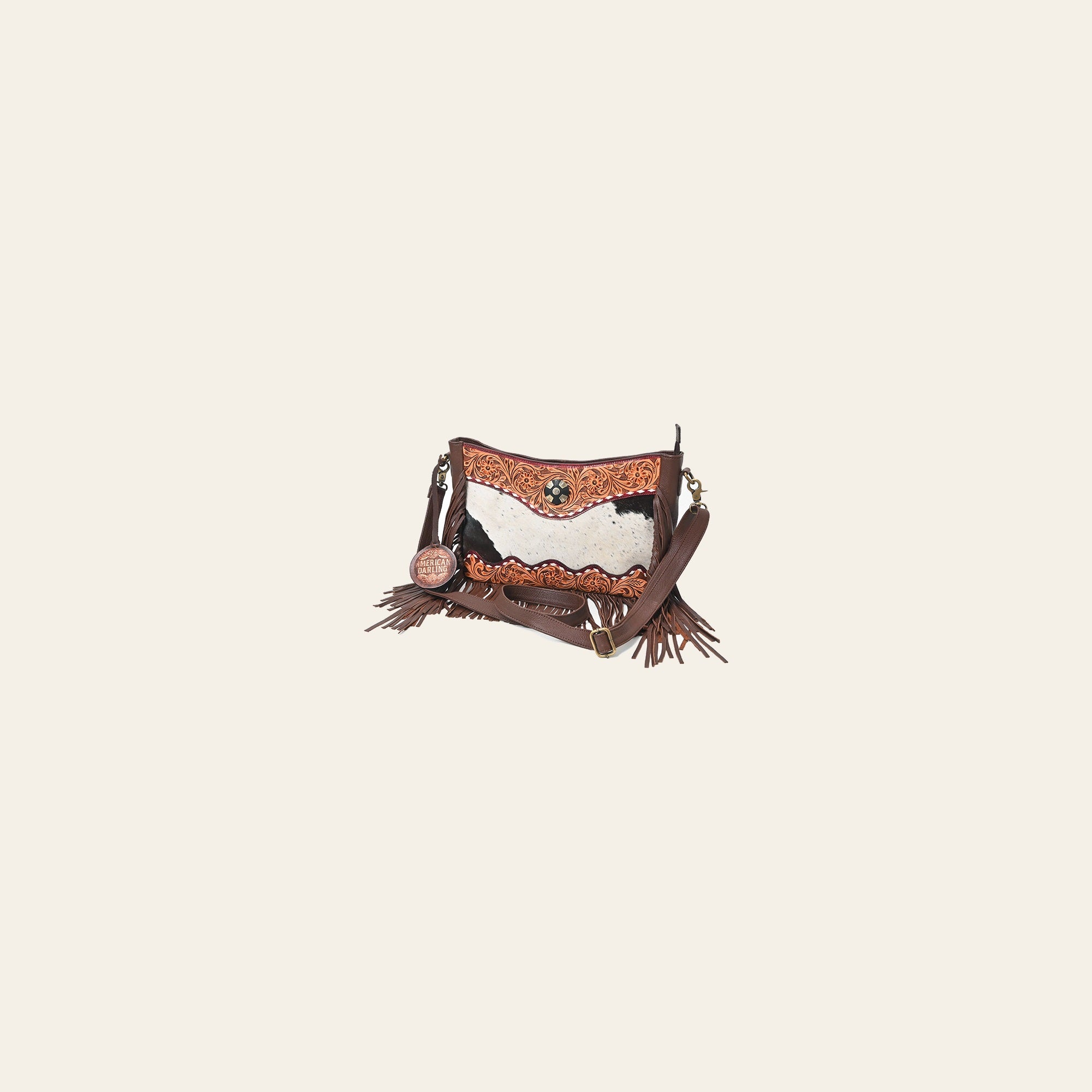 American Darling Western Hair-On Cowhide Crossbody Purse