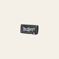 American Darling Women's Genuine Leather Black Floral Tooled Western Checkbook Wallet