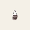 American Darling Women's Genuine Leather Hair-On Cowhide Fringe Crossbody