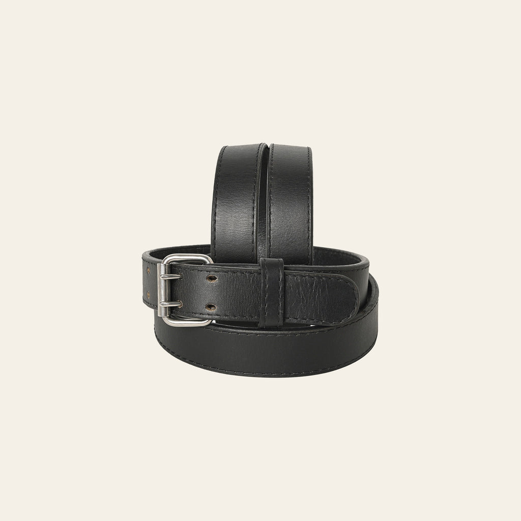 American Tanner Western Genuine Heavy-Duty Full Grain Leather Hand Crafted Unisex Holster Belt Men Women CCW Black