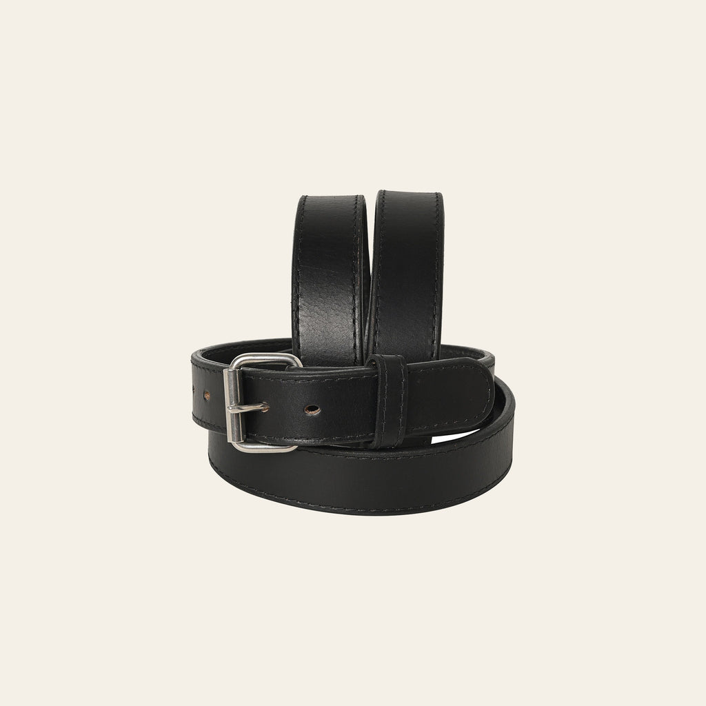 American Tanner Western Genuine Heavy-Duty Full Grain Leather Hand Crafted Unisex Holster Belt Men Women CCW Black