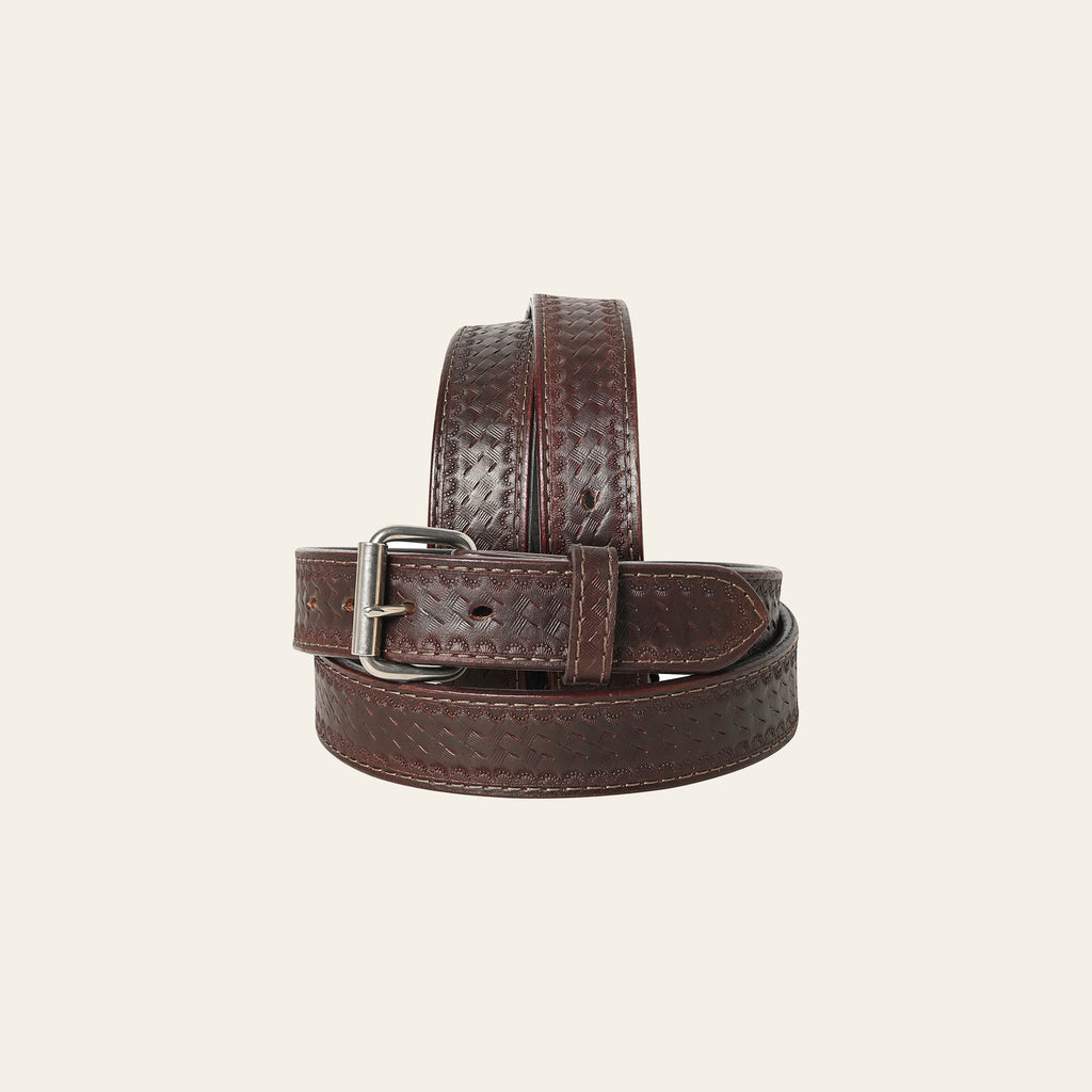 American Tanner Western Genuine Heavy-Duty Full Grain Leather Hand Crafted Unisex Holster Belt Men Women CCW Brown