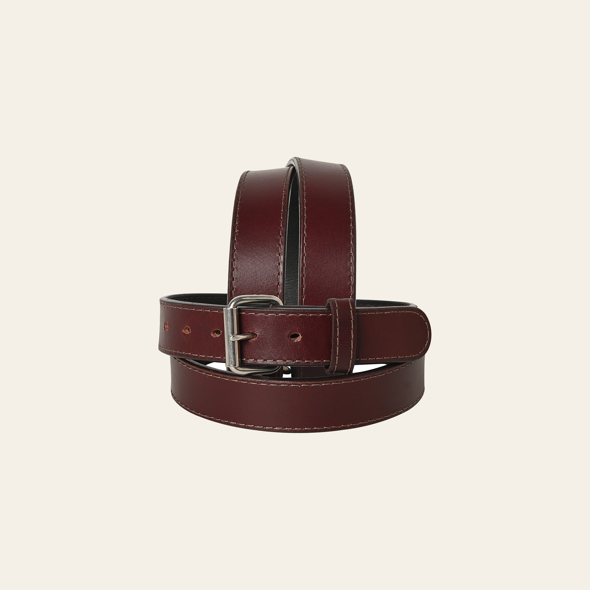 American Tanner Western Genuine Heavy-Duty Full Grain Leather Hand Crafted Unisex Holster Belt Men Women CCW Brown