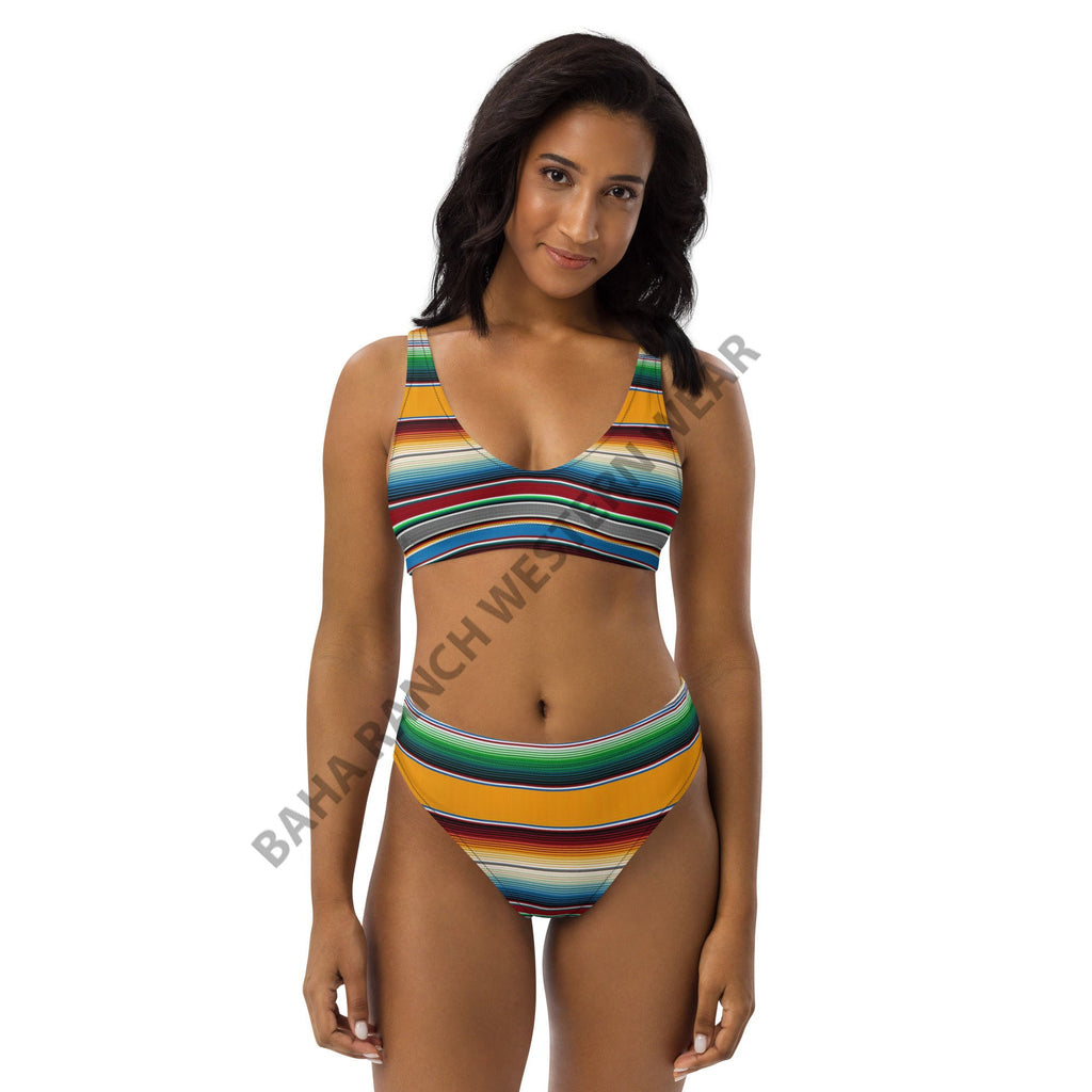 Baha Ranch Yeehaw Mustard Serape Bikini by Baha Ranch Western Wear - product image 6