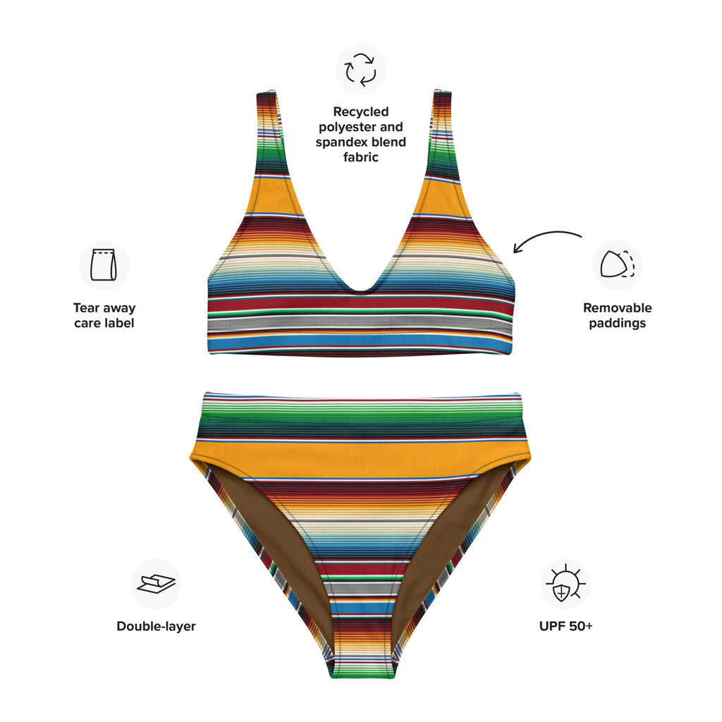 Baha Ranch Yeehaw Mustard Serape Bikini by Baha Ranch Western Wear - product image 7