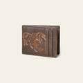 AMERICAN TANNER Genuine Leather Hand Burnished Bifold Wallet For Men Women H4 X W3.25 D0.5