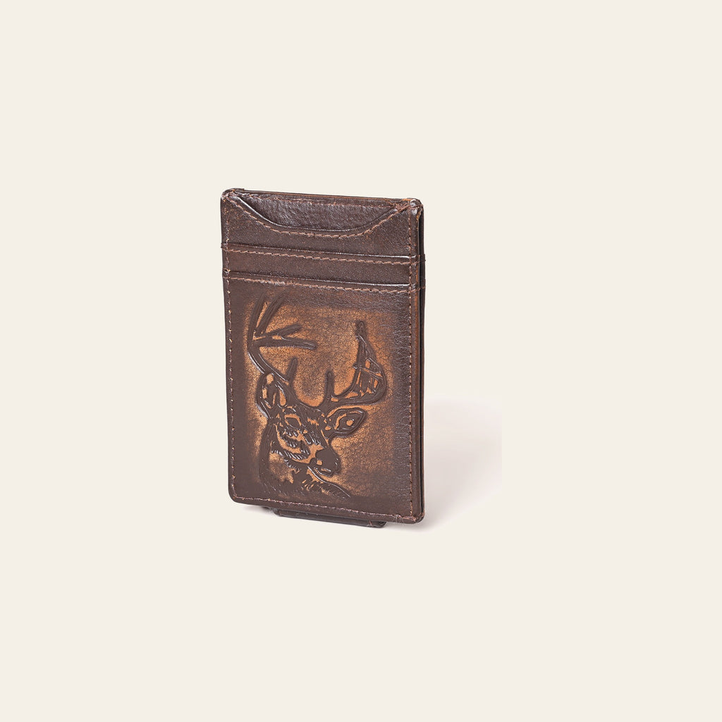 AMERICAN TANNER Genuine Leather Card Holder Wallet For Men & Women H4.1 X W3
