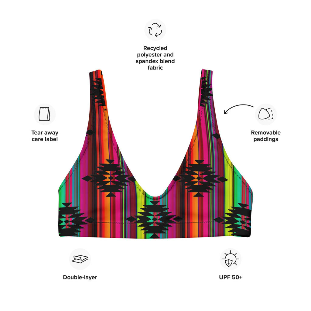 Baha Ranch Yeehaw Aztec Serape Bikini Top by Baha Ranch Western Wear - product image 3
