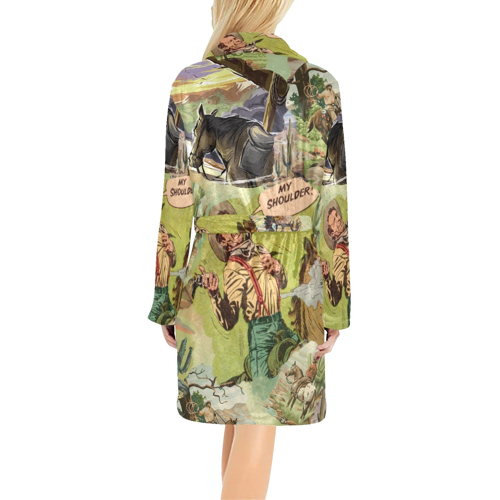 Baha Ranch Old West Women's Western Bath Robe by Baha Ranch Western Wear - product image 2