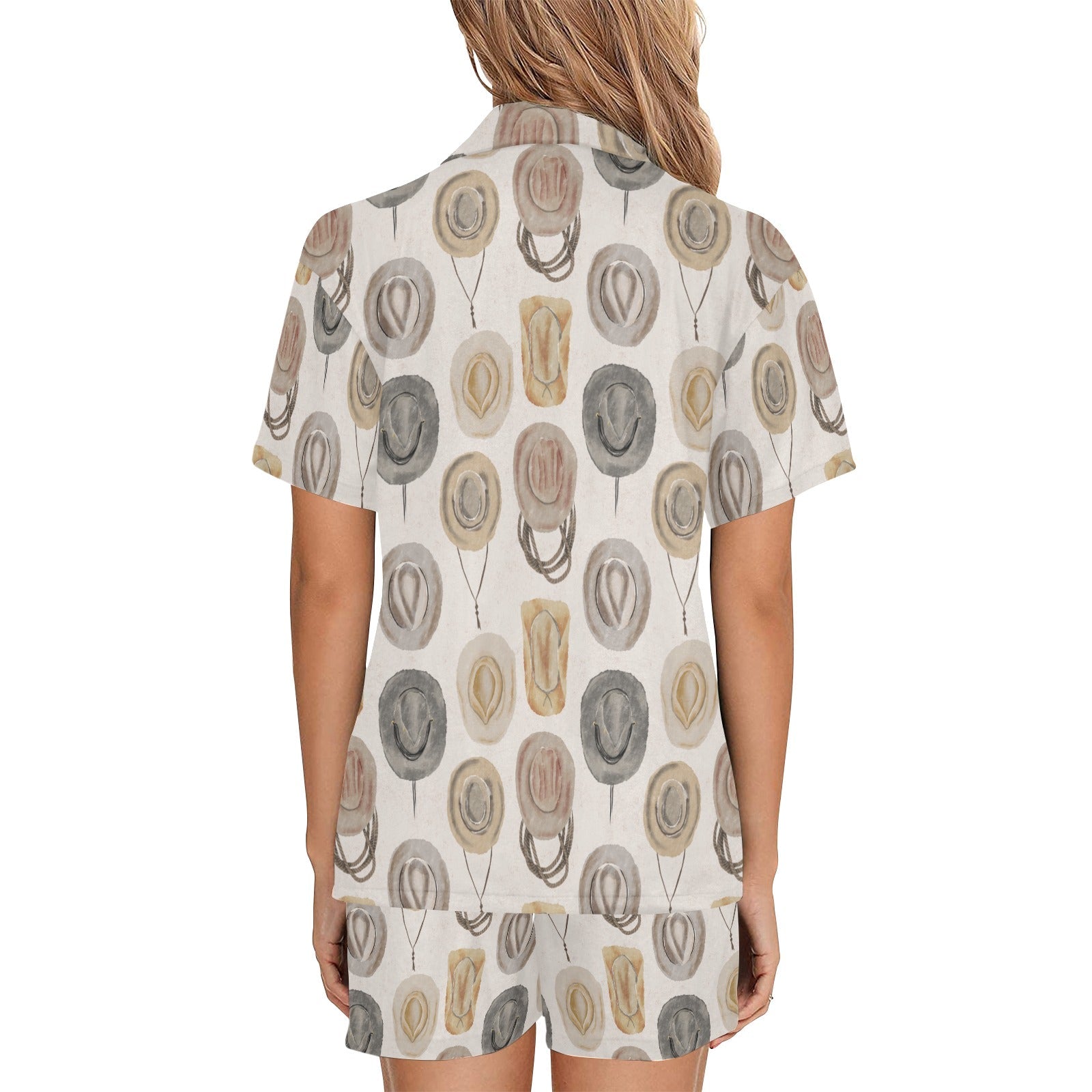 Baha Ranch Vintage Cowboy Hat Women's Western Pajama Set by Baha Ranch Western Wear - product image 4