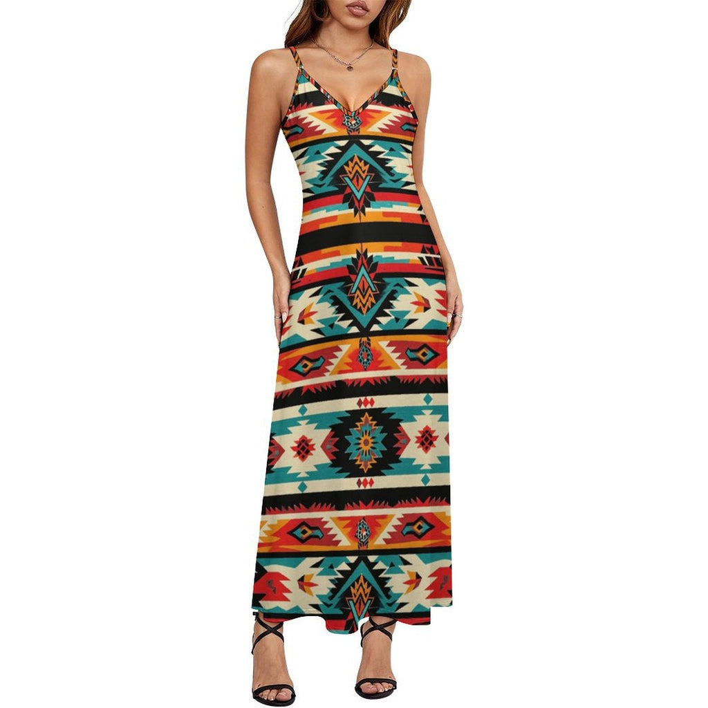 Baha Ranch Santa Fe Western Maxi Sun Dress by Baha Ranch Western Wear