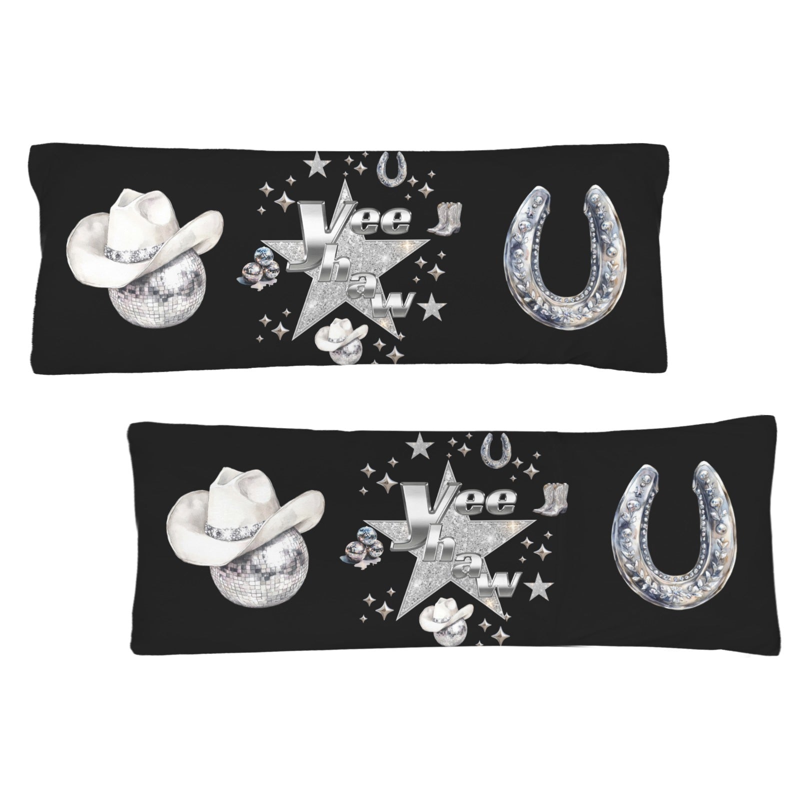 Baha Ranch Yeehaw Rhinestone Cowgirl Body Pillow Cover Made in America by Baha Ranch Western Wear - product image 3