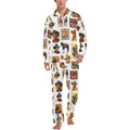 Baha Ranch Vintage Cowboy Collage Western Pajamas by Baha Ranch Western Wear
