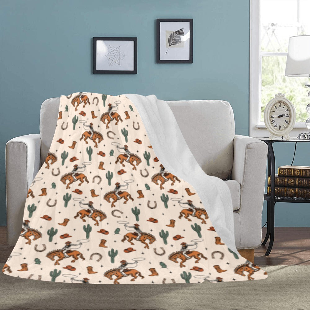 Baha Ranch Cowboy Rodeo Western Micro Fleece Blanket 60" x 80" Made in America by Baha Ranch Western Wear - product image 3