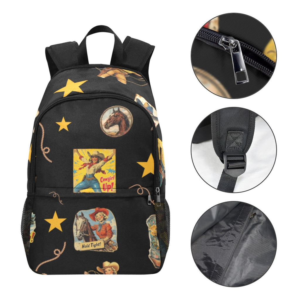 Baha Ranch Vintage Cowgirl Collage Backpack by Baha Ranch Western Wear - product image 9