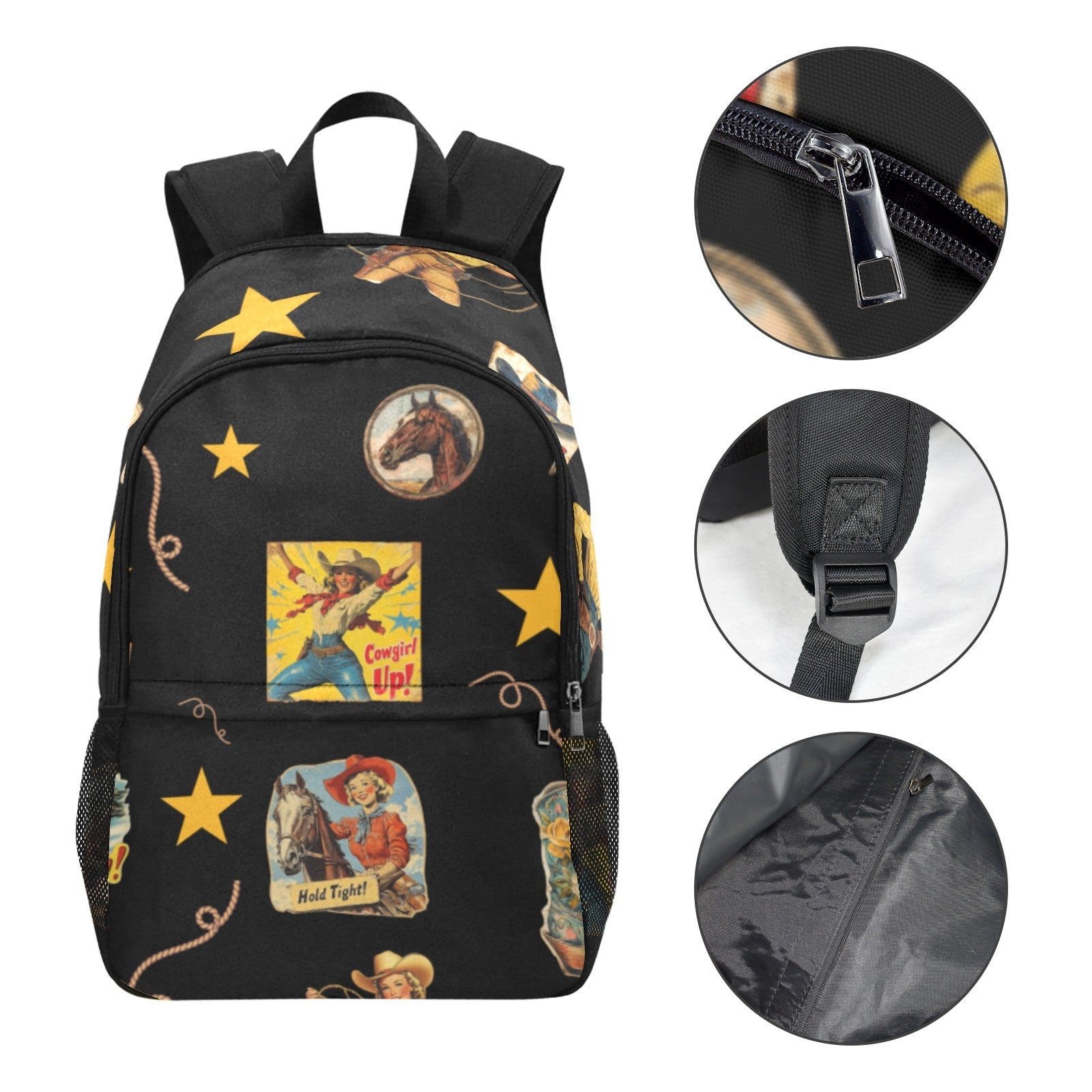 Baha Ranch Vintage Cowgirl Collage Backpack by Baha Ranch Western Wear - product image 9