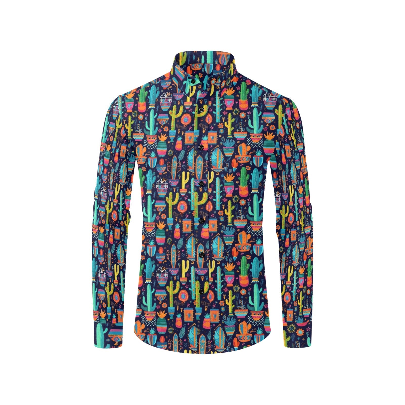 Baha Ranch Crazy Cactus Lady Unisex Western Button Up Shirt by Baha Ranch Western Wear - product image 4
