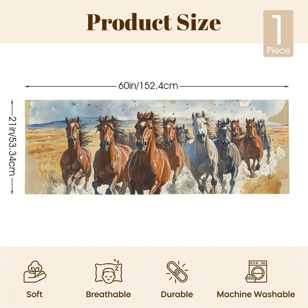 Baha Ranch Running Horses Western Body Pillow Cover Made in America by Baha Ranch Western Wear - product image 4