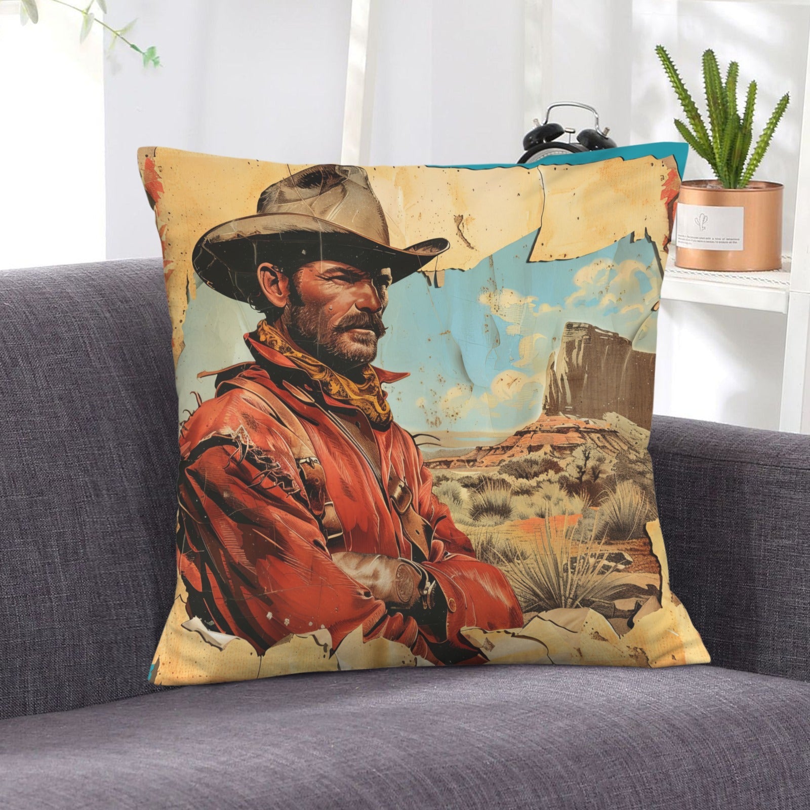 Baha Ranch Rugged Cowboy Velvety Soft Pillow Case Made in America by Baha Ranch Western Wear - product image 6