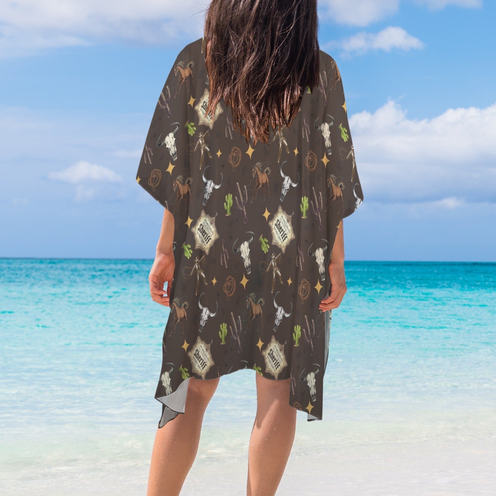 Baha Ranch Western Kimono Duster Coverup by Baha Ranch Western Wear
