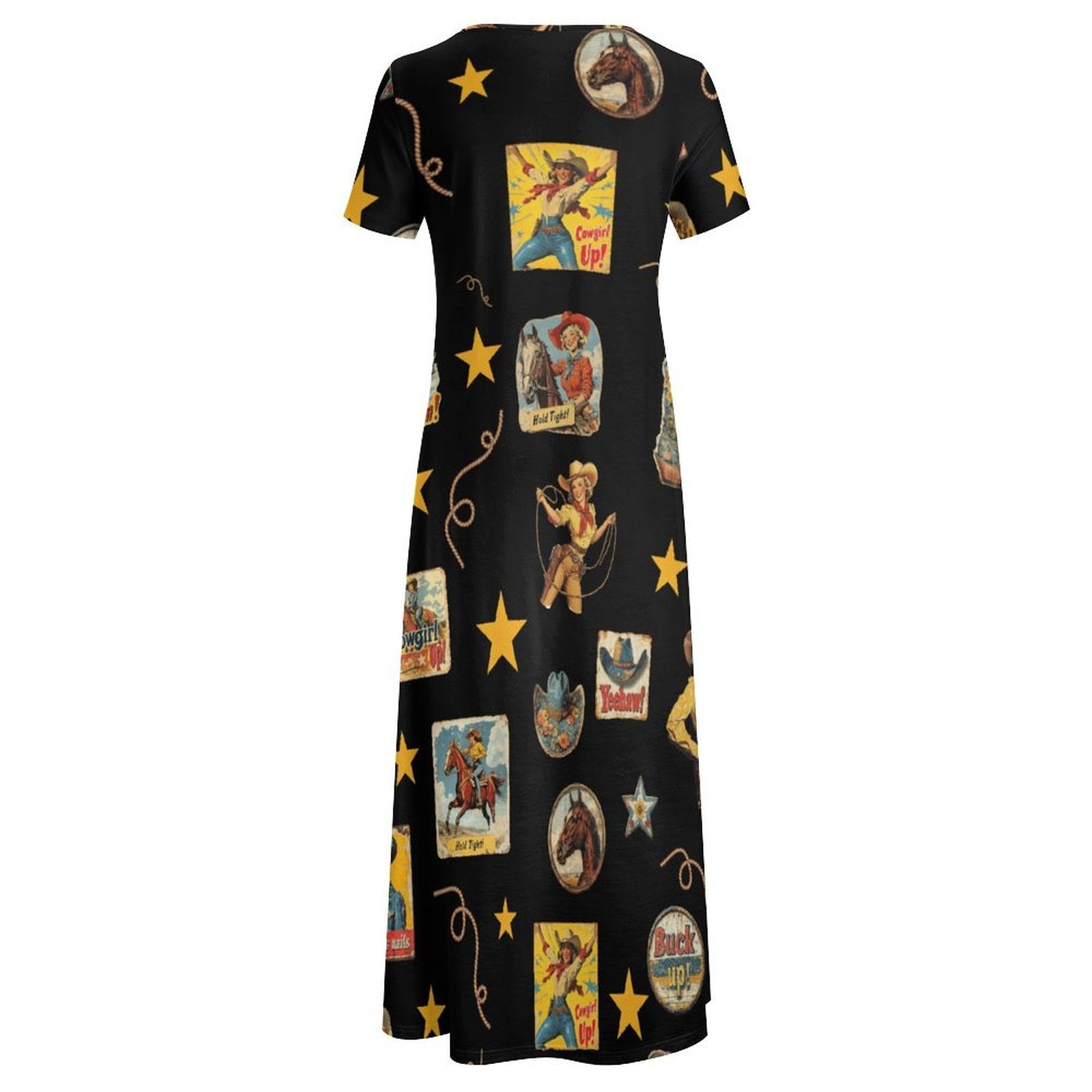 Baha Ranch Vintage Cowgirl Collage Western Dress by Baha Ranch Western Wear - product image 4