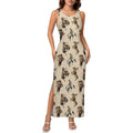 Baha Ranch Vintage Cowgirl Sleeveless Bodycon Side Slit Long Maxi Dress by Baha Ranch Western Wear - product image 3