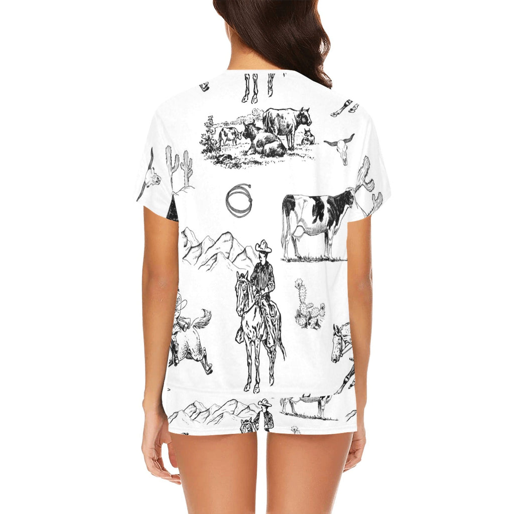 Baha Ranch Ranch Life Women's Short and Top Pajama Set by Baha Ranch Western Wear - product image 2