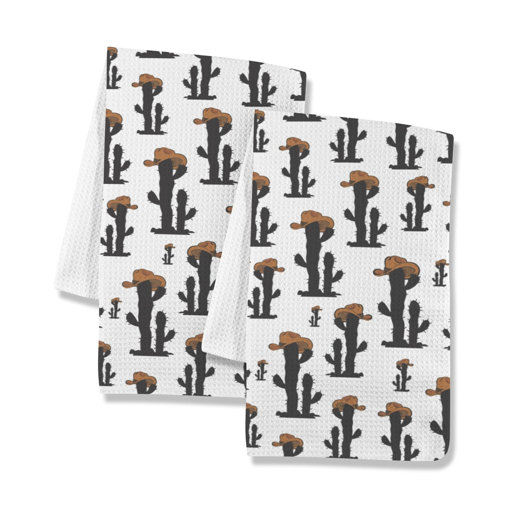 Baha Ranch Cowboy Cactus Set of 2 Kitchen Dish Towels Made in America by Baha Ranch Western Wear