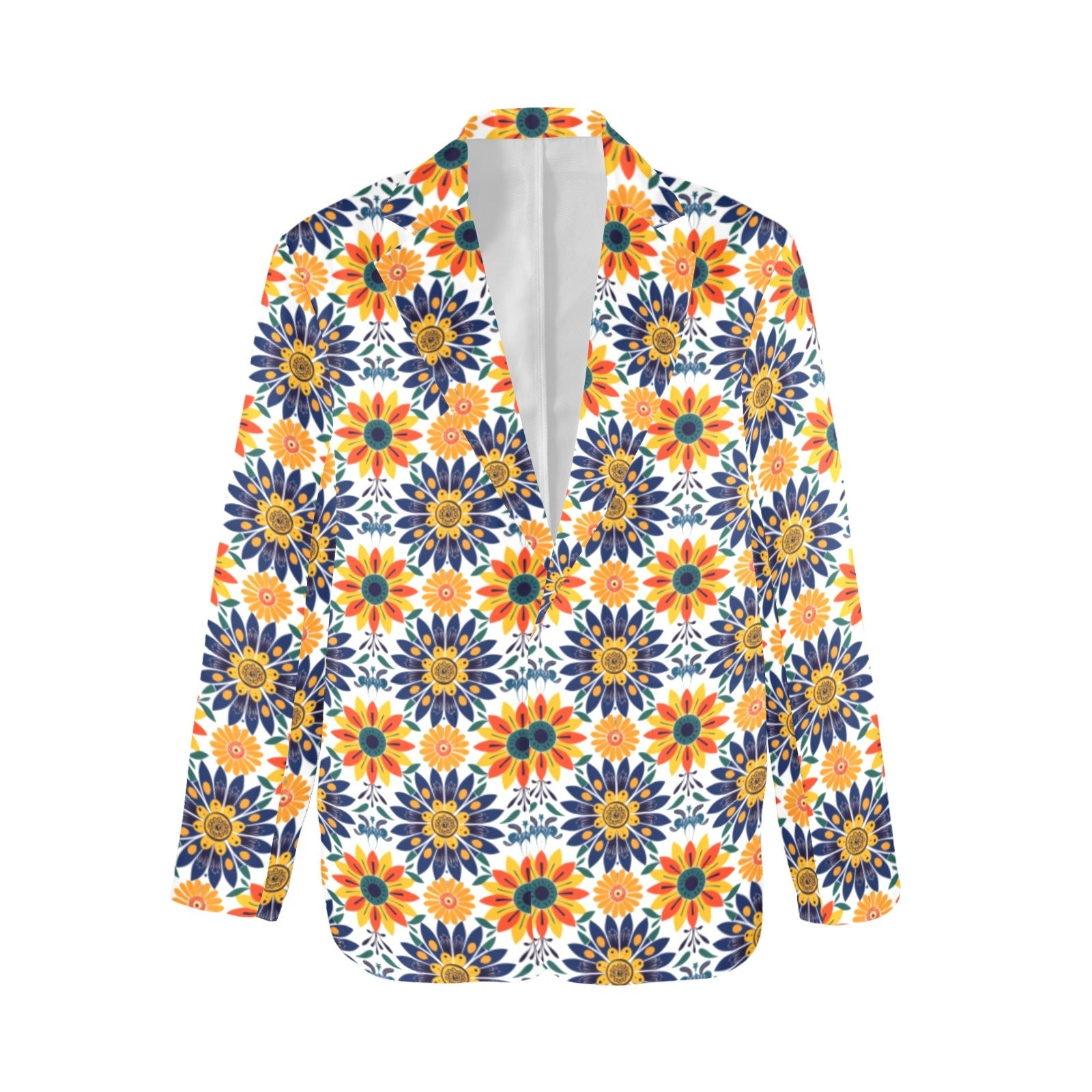 Baha Ranch Colores de Mexico Blue Yellow Mexican Floral Blazer by Baha Ranch Western Wear - product image 5
