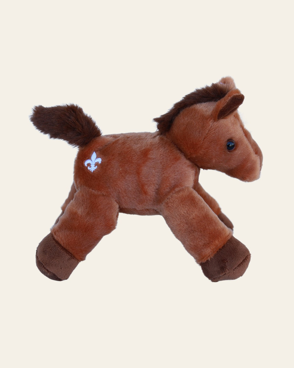 "babyflo" Dynasty Baby (plush Toy) on a warm cream background