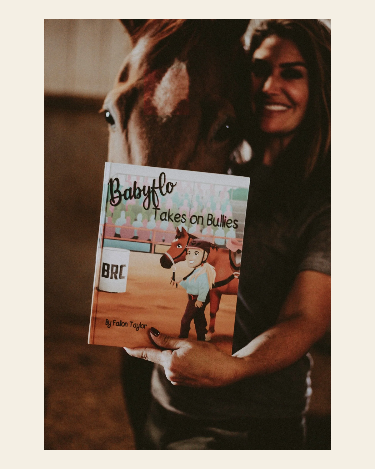 Babyflo Takes on Bullies Children’s Book on a warm cream background
