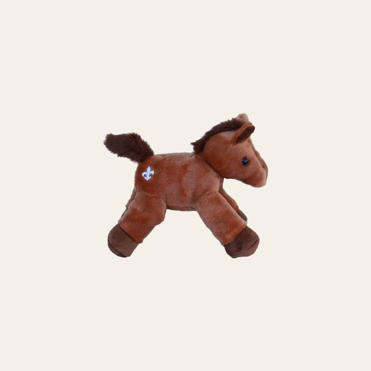 "babyflo" Dynasty Baby (plush Toy) on a warm cream background