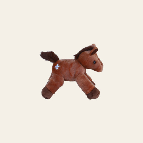 "babyflo" Dynasty Baby (plush Toy) on a warm cream background
