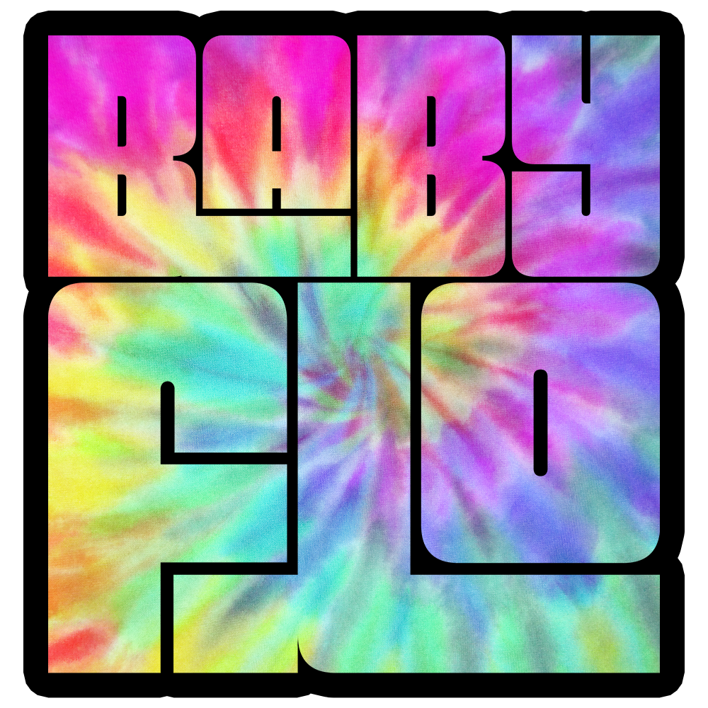 Tie Dye Babyflo Sticker