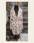 Baha Ranch Cowboy Ranch Western Robe on a warm cream background