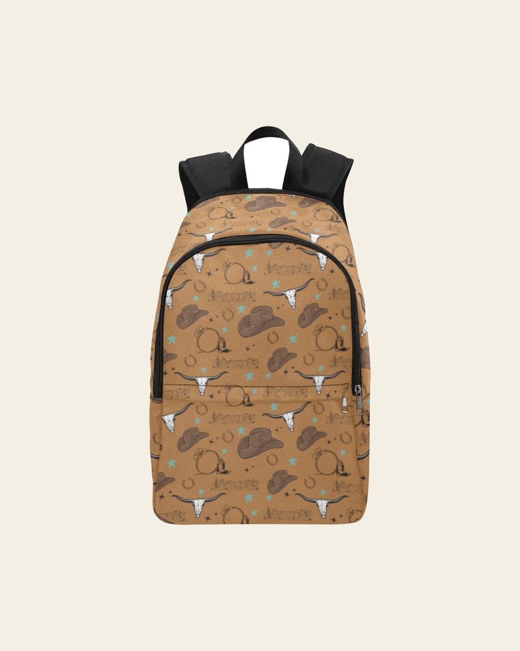 Baha Ranch Everything Western Backpack on a warm cream background