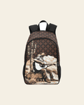 Baha Ranch Guitar Cowboy Backpack on a warm cream background